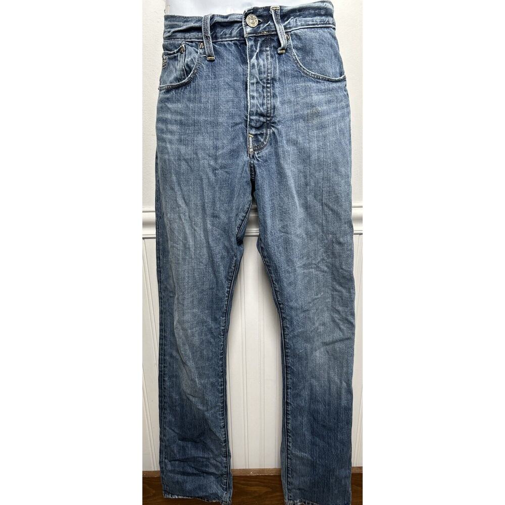 G-Star Raw Jeans Mens Straight Leg 3301 Denim Button Fly 30x34 - Picture 2 of 11